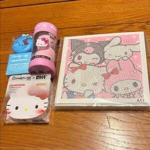The Creme shop Hello Kitty makeup and diamond painting Art Set